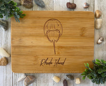 Load image into Gallery viewer, Ocean State Mini Bamboo Engraved Cutting Board
