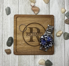 Load image into Gallery viewer, Personalized Wood Ring Tray