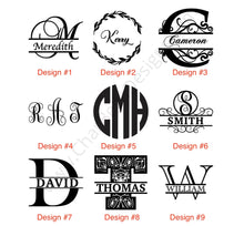 Load image into Gallery viewer, Engraved Name/Monogram 20 oz Coffee Tumbler (9 designs and 15 additional colors!)