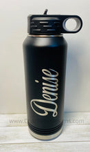 Load image into Gallery viewer, Personalized Name 32 oz Water Bottle (15 additional colors available!)
