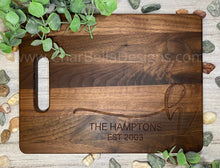 Load image into Gallery viewer, Personalized Walnut Cutting Board
